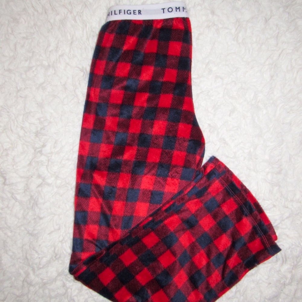 BRAND NEW Tommy Hilfiger red checkered pj pants